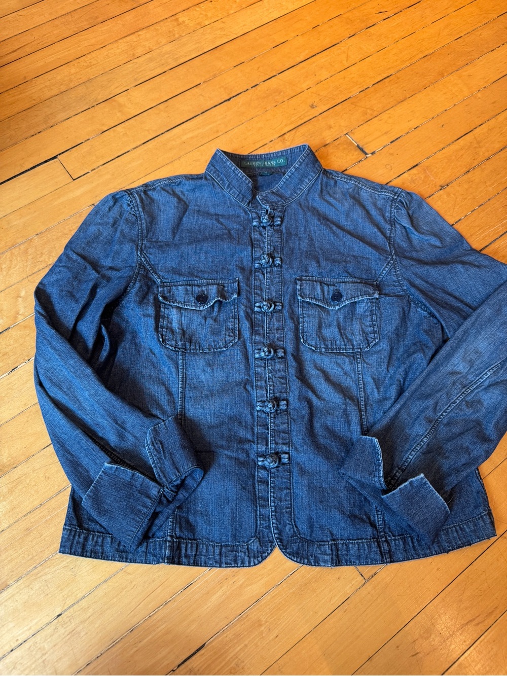 Denim Button-Front Ralph Lauren Top